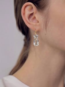 スター インカンデセンス ピアス（グリーンクォーツ/プレオーダー） 詳細画像 gold 2