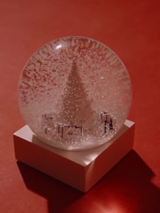 ホワイト クリスマスツリー スノードーム｜COOLSNOWGLOBES(クール